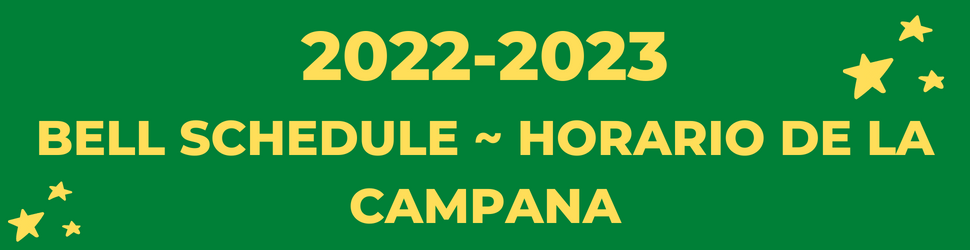 2022-2023 Bell Schedule